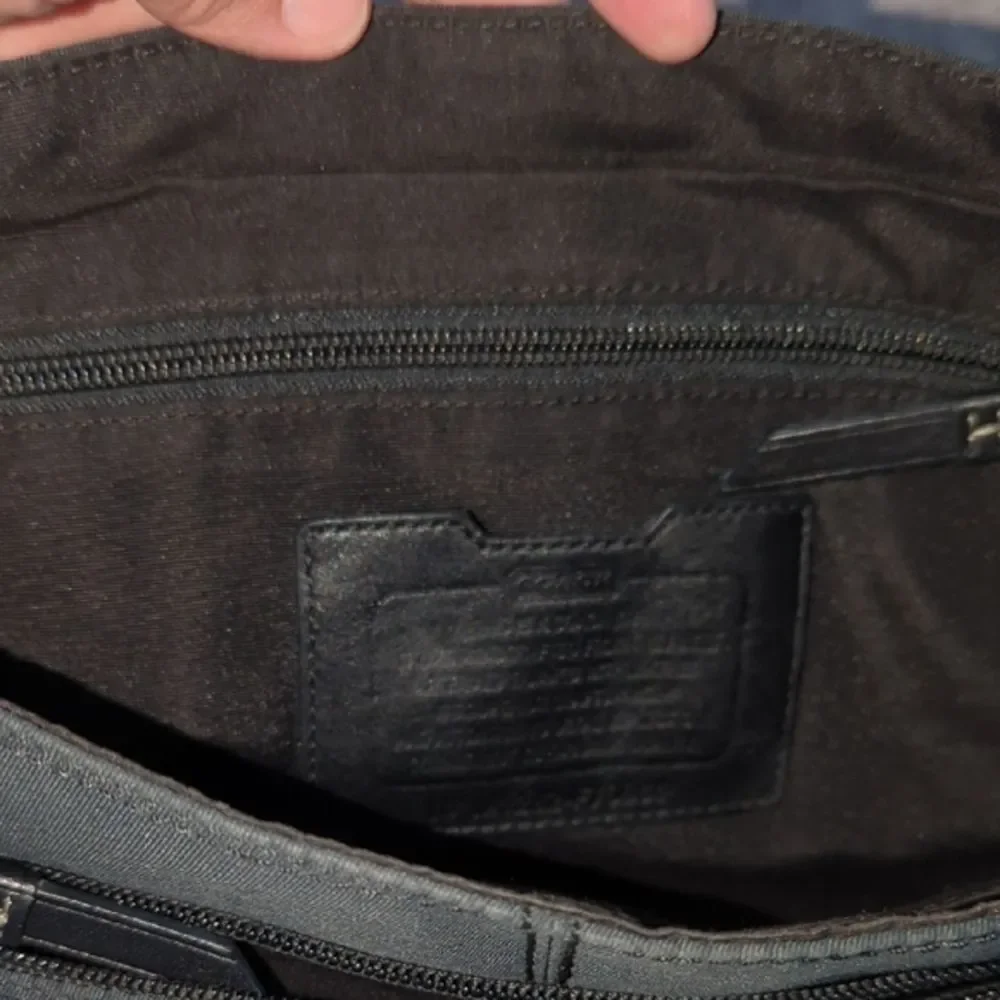 Coach Black Messenger Bag with Adjustable Strap